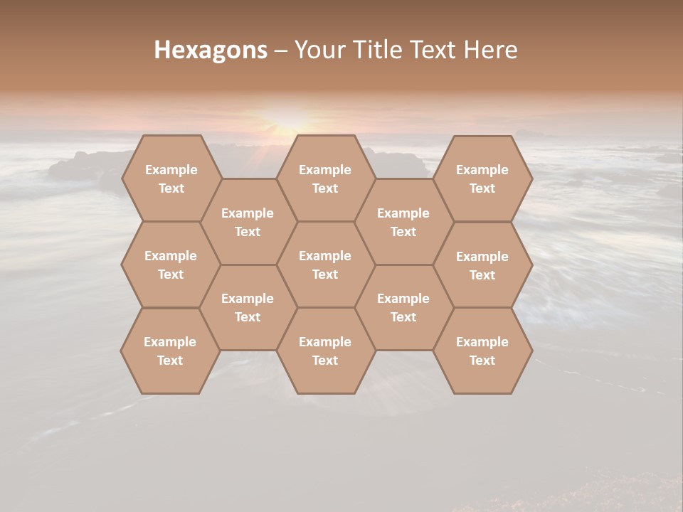 Image Focus Hole PowerPoint Template