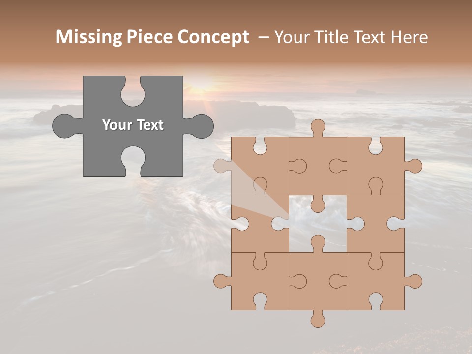 Image Focus Hole PowerPoint Template