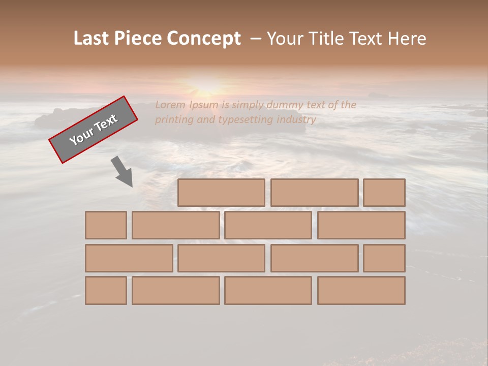 Image Focus Hole PowerPoint Template