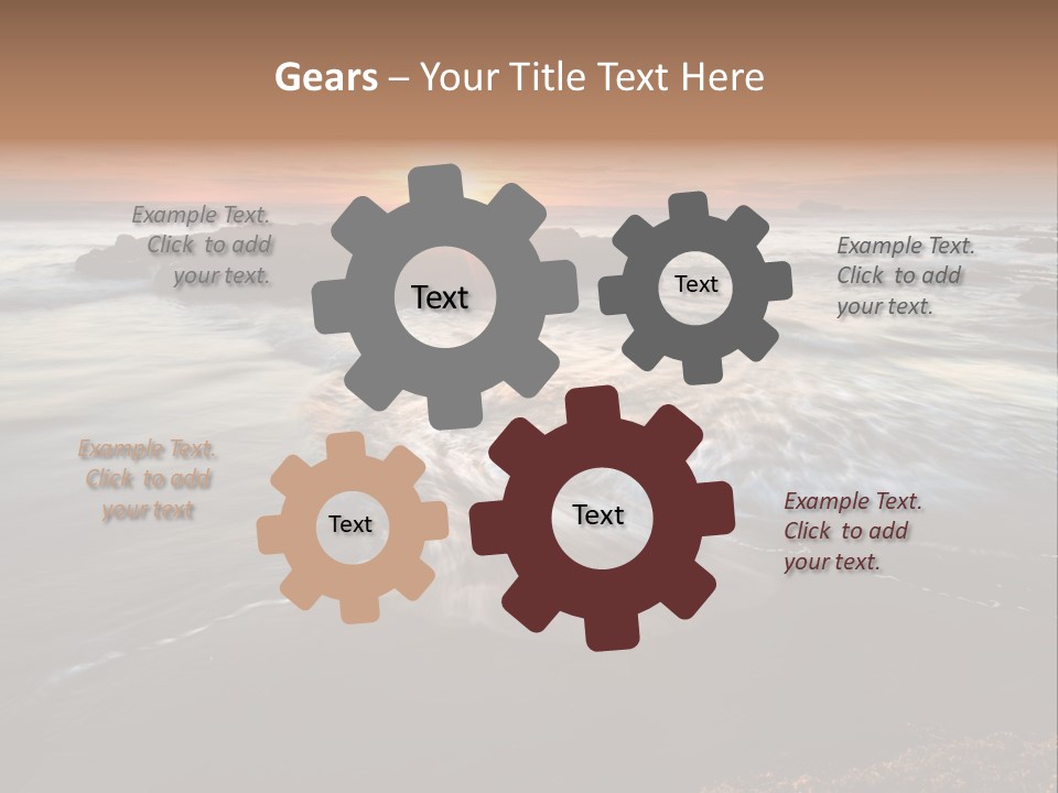 Image Focus Hole PowerPoint Template
