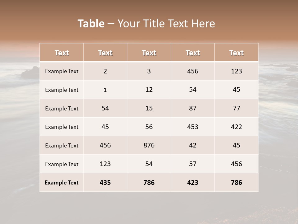 Image Focus Hole PowerPoint Template