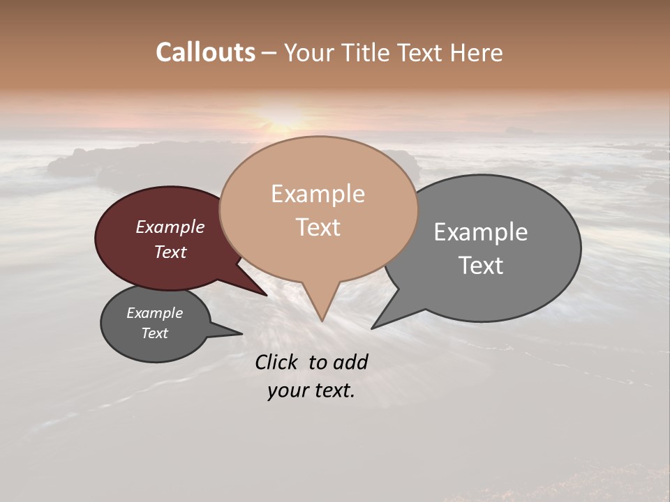 Image Focus Hole PowerPoint Template