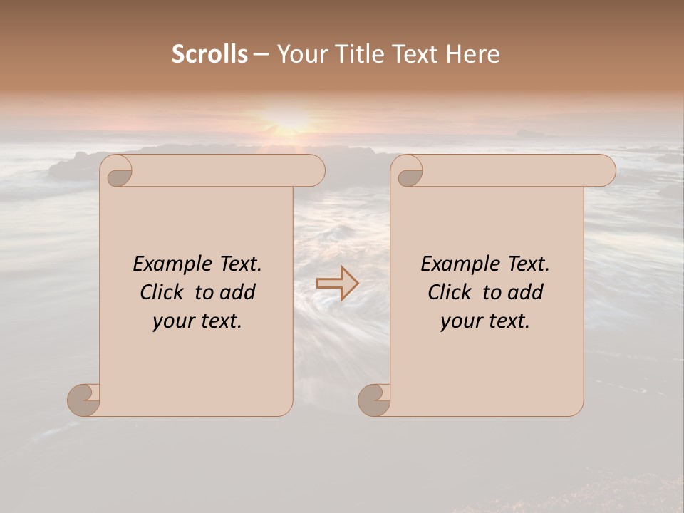 Image Focus Hole PowerPoint Template