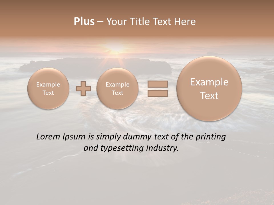 Image Focus Hole PowerPoint Template