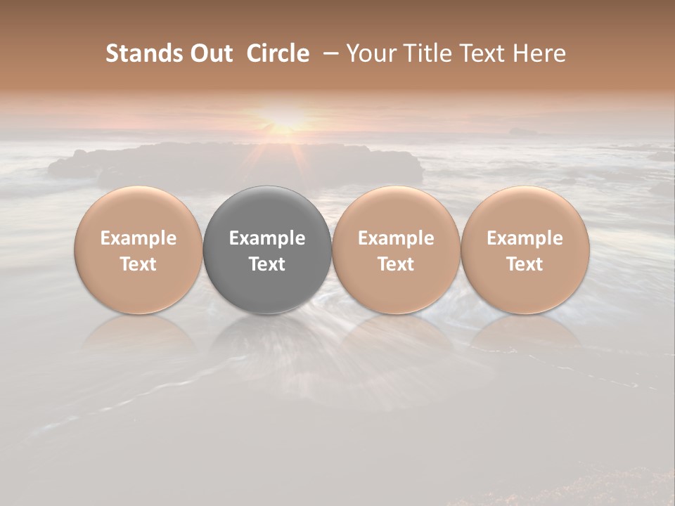 Image Focus Hole PowerPoint Template