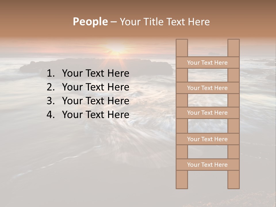 Image Focus Hole PowerPoint Template