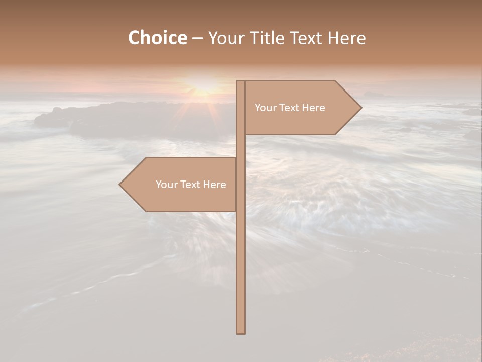 Image Focus Hole PowerPoint Template