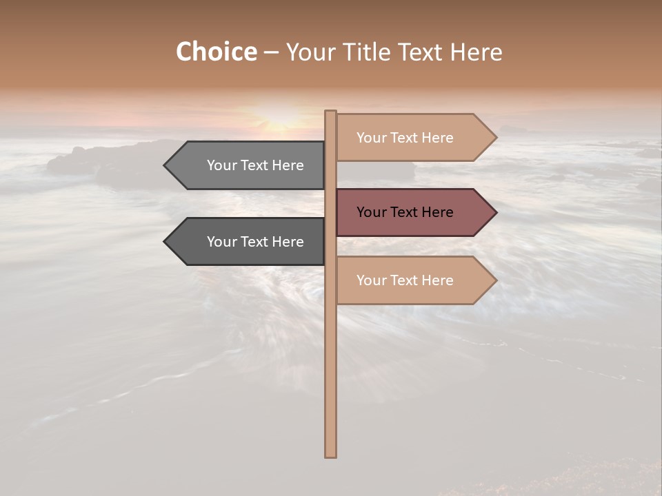Image Focus Hole PowerPoint Template