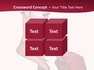 Sexy Coquette Happy PowerPoint Template