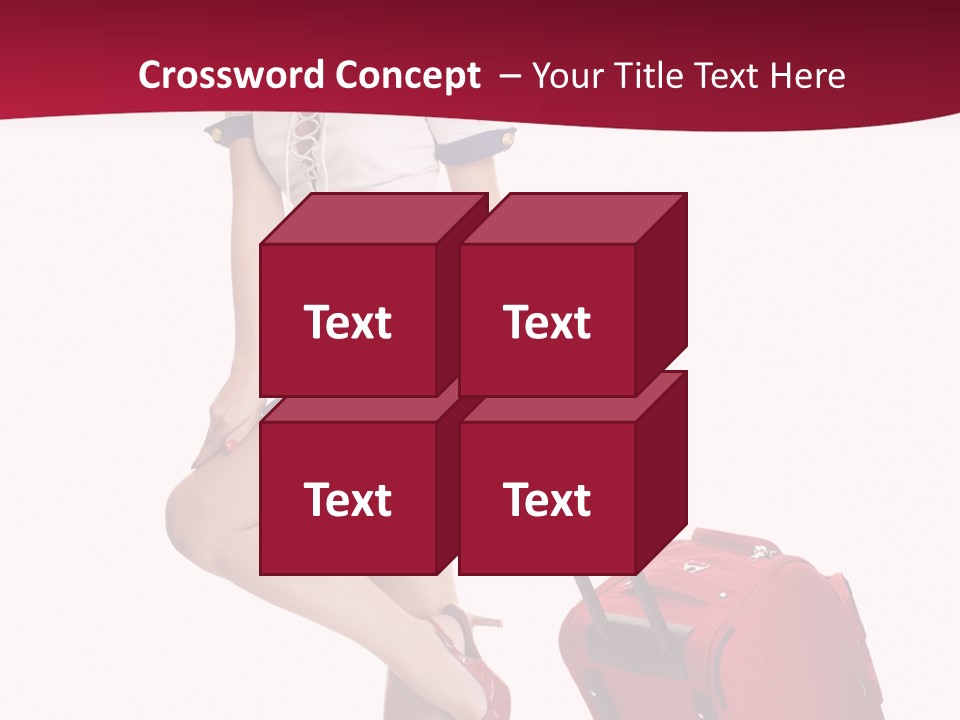 Sexy Coquette Happy PowerPoint Template