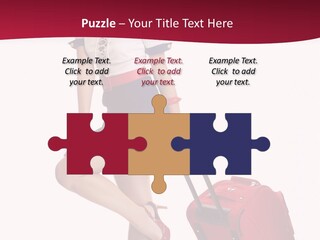 Sexy Coquette Happy PowerPoint Template