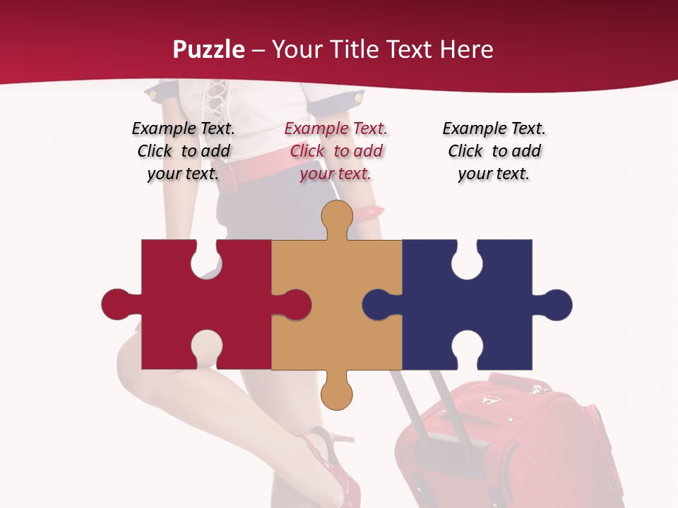 Sexy Coquette Happy PowerPoint Template