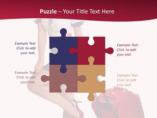 Sexy Coquette Happy PowerPoint Template