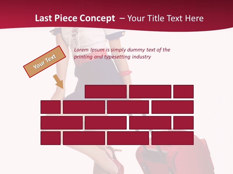 Sexy Coquette Happy PowerPoint Template