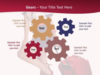 Sexy Coquette Happy PowerPoint Template