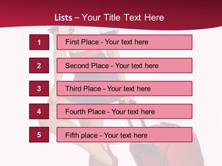 Sexy Coquette Happy PowerPoint Template