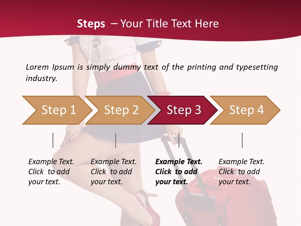 Sexy Coquette Happy PowerPoint Template