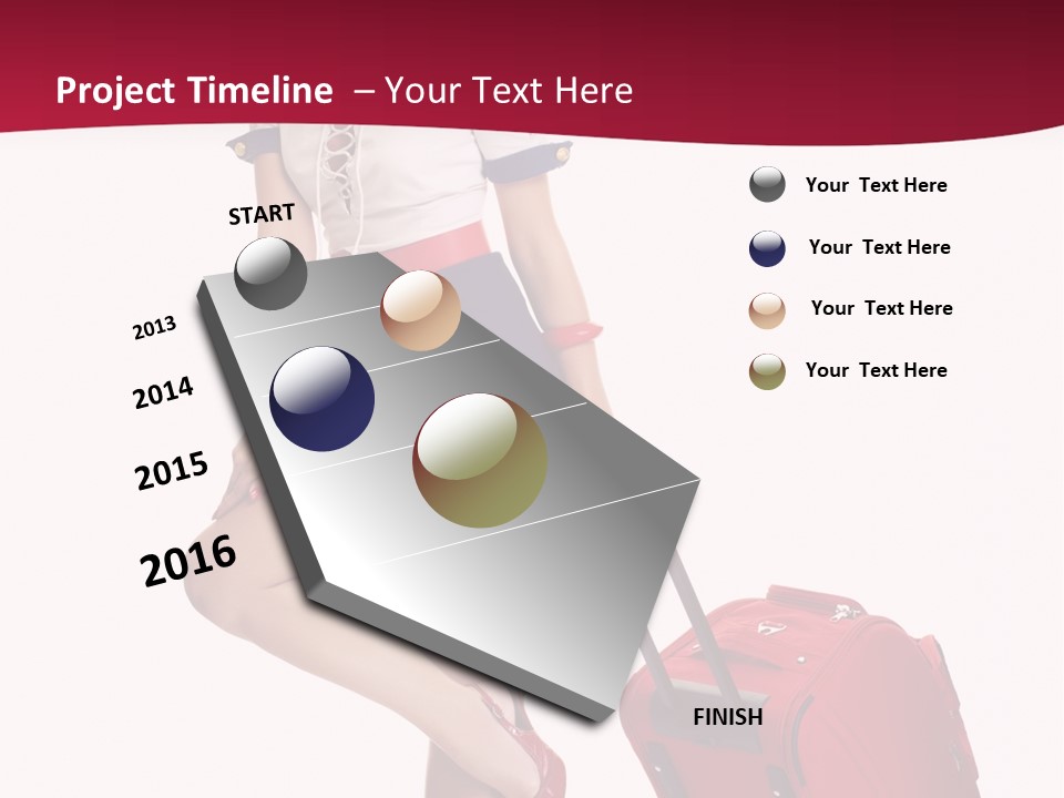 Sexy Coquette Happy PowerPoint Template