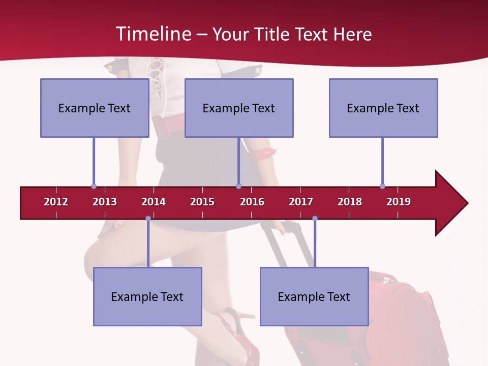 Sexy Coquette Happy PowerPoint Template