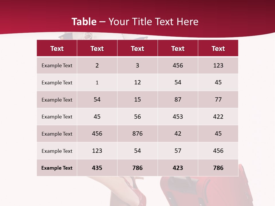 Sexy Coquette Happy PowerPoint Template