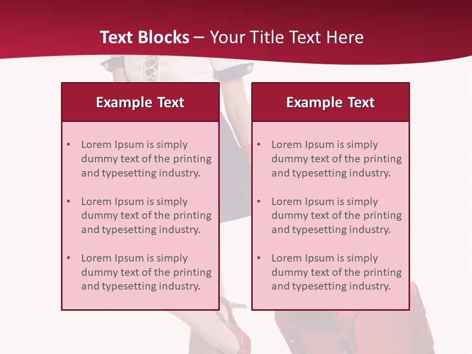 Sexy Coquette Happy PowerPoint Template