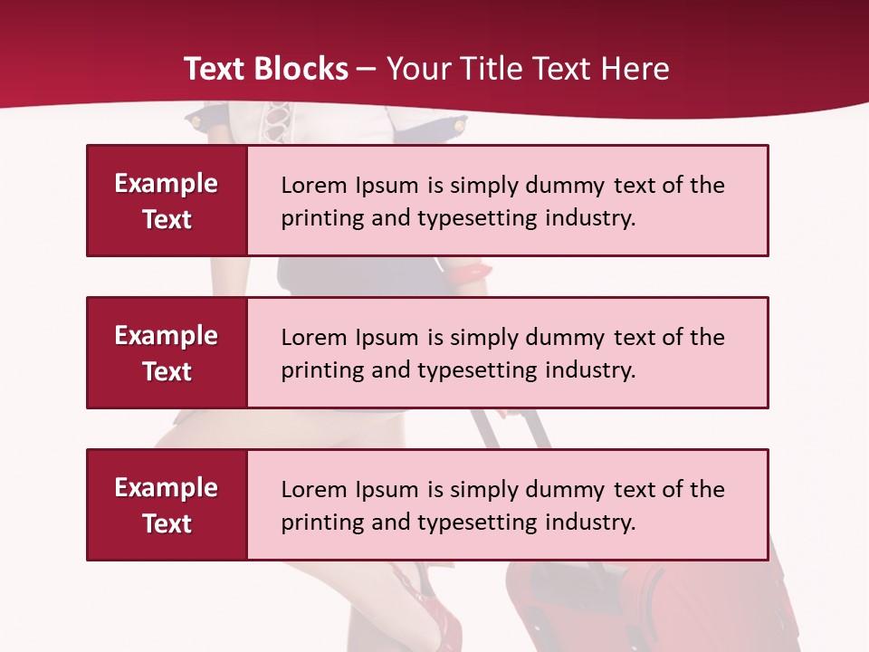 Sexy Coquette Happy PowerPoint Template