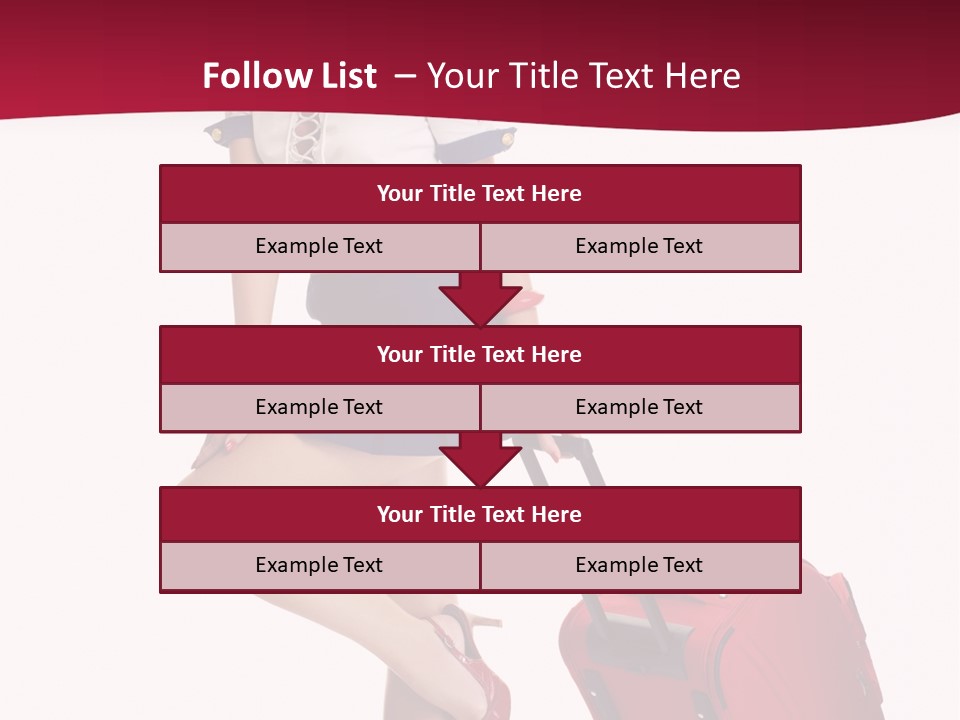 Sexy Coquette Happy PowerPoint Template