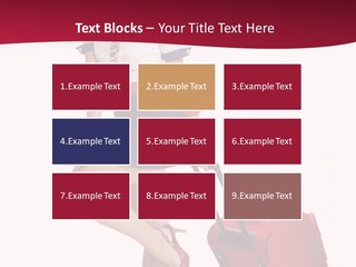 Sexy Coquette Happy PowerPoint Template