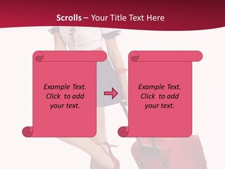 Sexy Coquette Happy PowerPoint Template