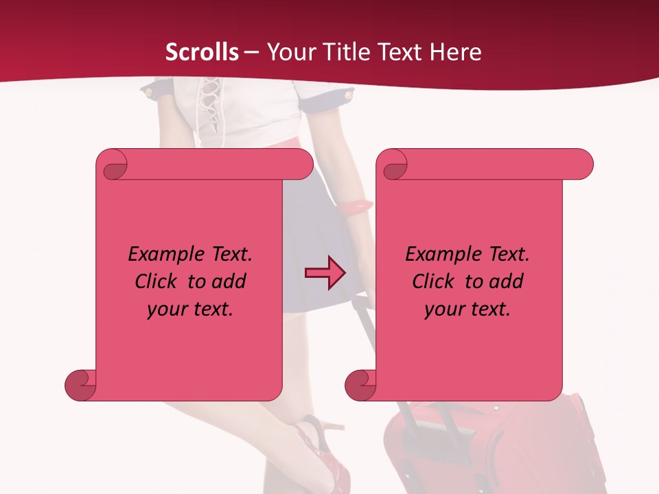 Sexy Coquette Happy PowerPoint Template