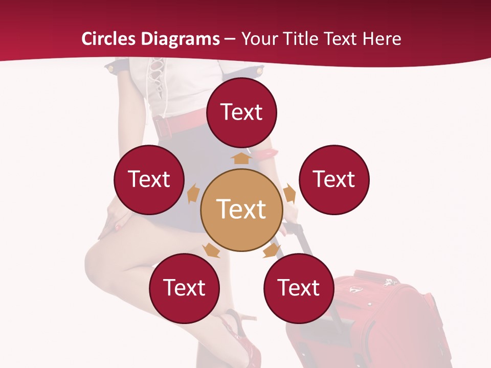 Sexy Coquette Happy PowerPoint Template