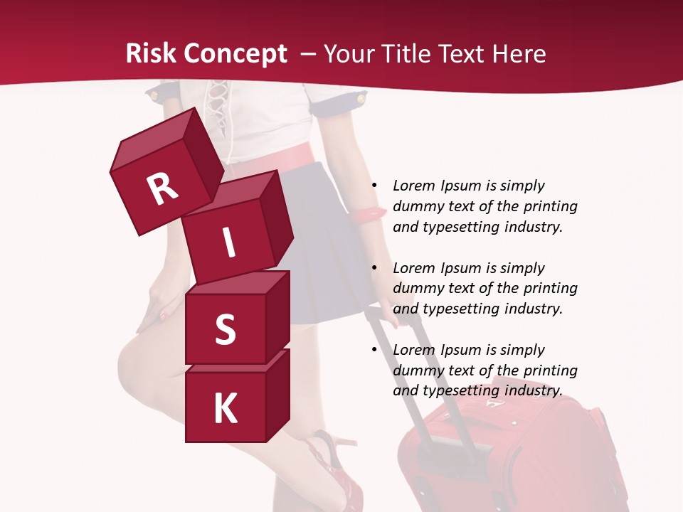 Sexy Coquette Happy PowerPoint Template