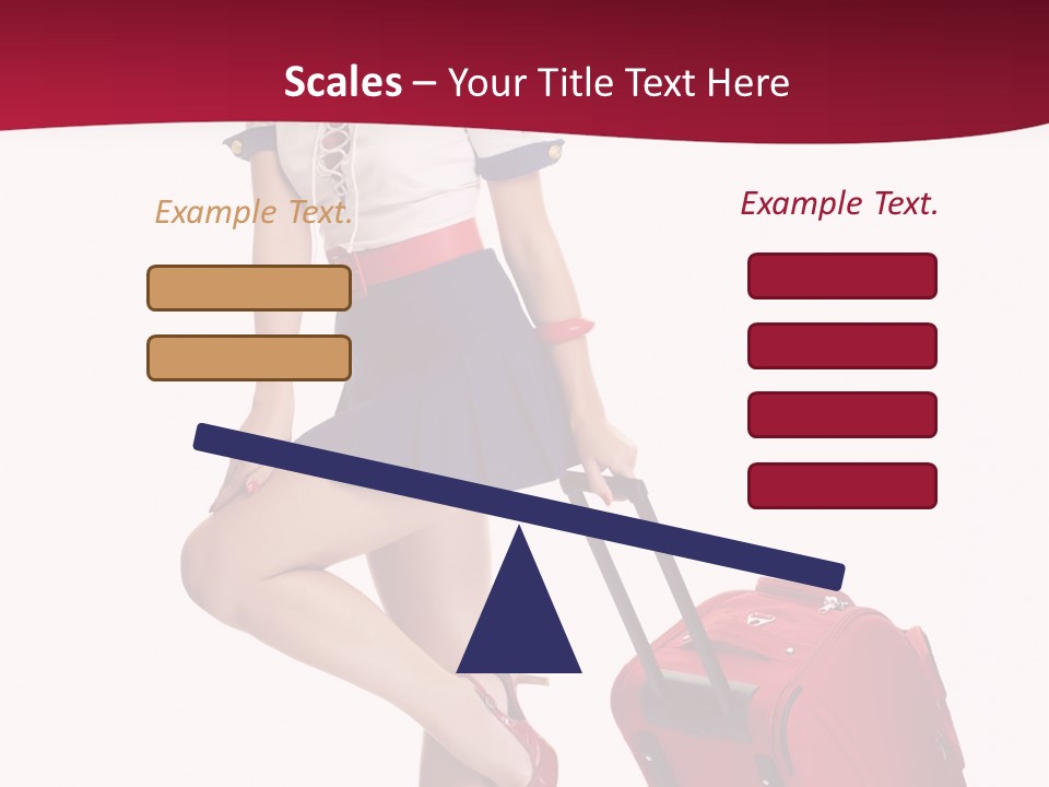 Sexy Coquette Happy PowerPoint Template