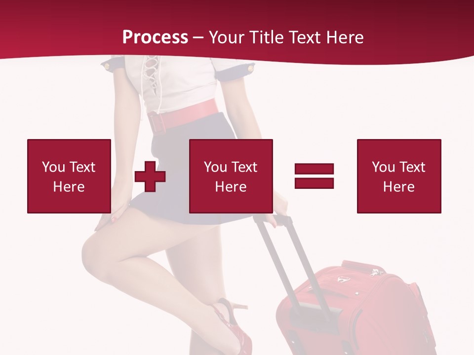 Sexy Coquette Happy PowerPoint Template