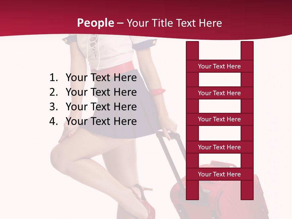 Sexy Coquette Happy PowerPoint Template