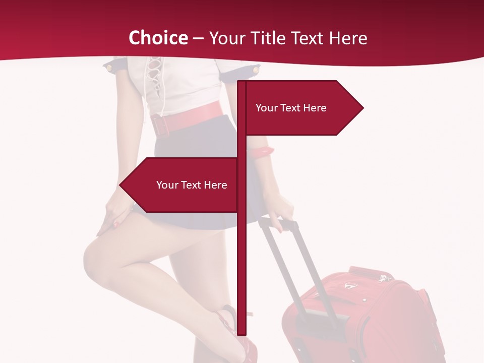 Sexy Coquette Happy PowerPoint Template