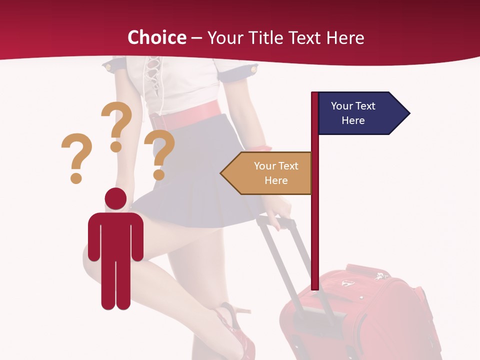 Sexy Coquette Happy PowerPoint Template