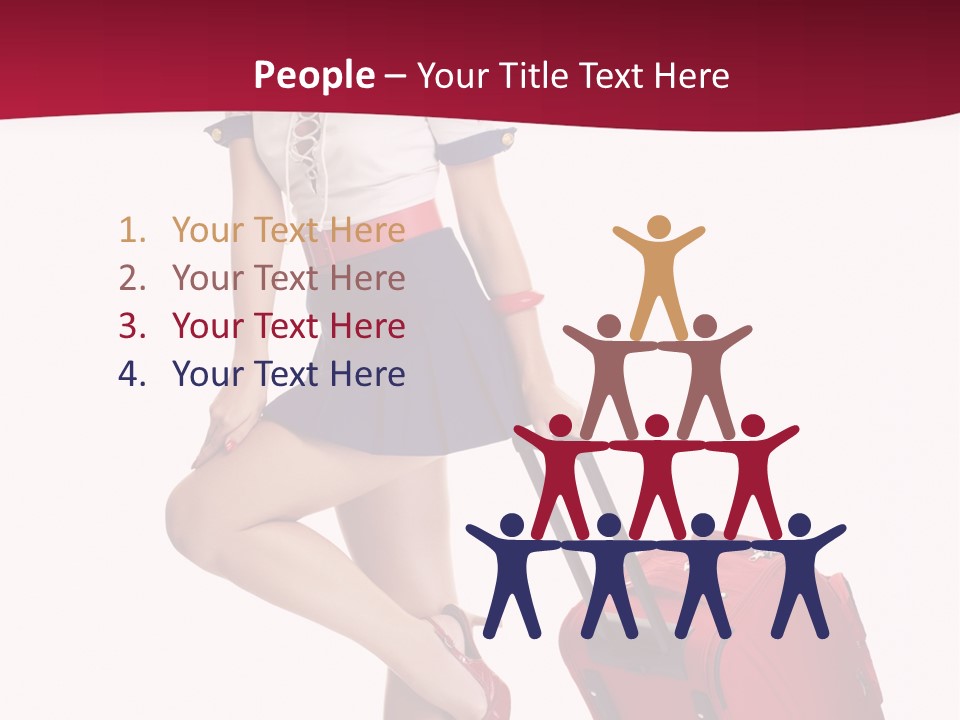 Sexy Coquette Happy PowerPoint Template