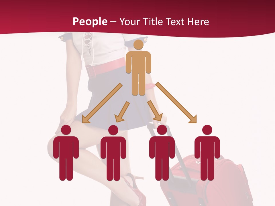 Sexy Coquette Happy PowerPoint Template