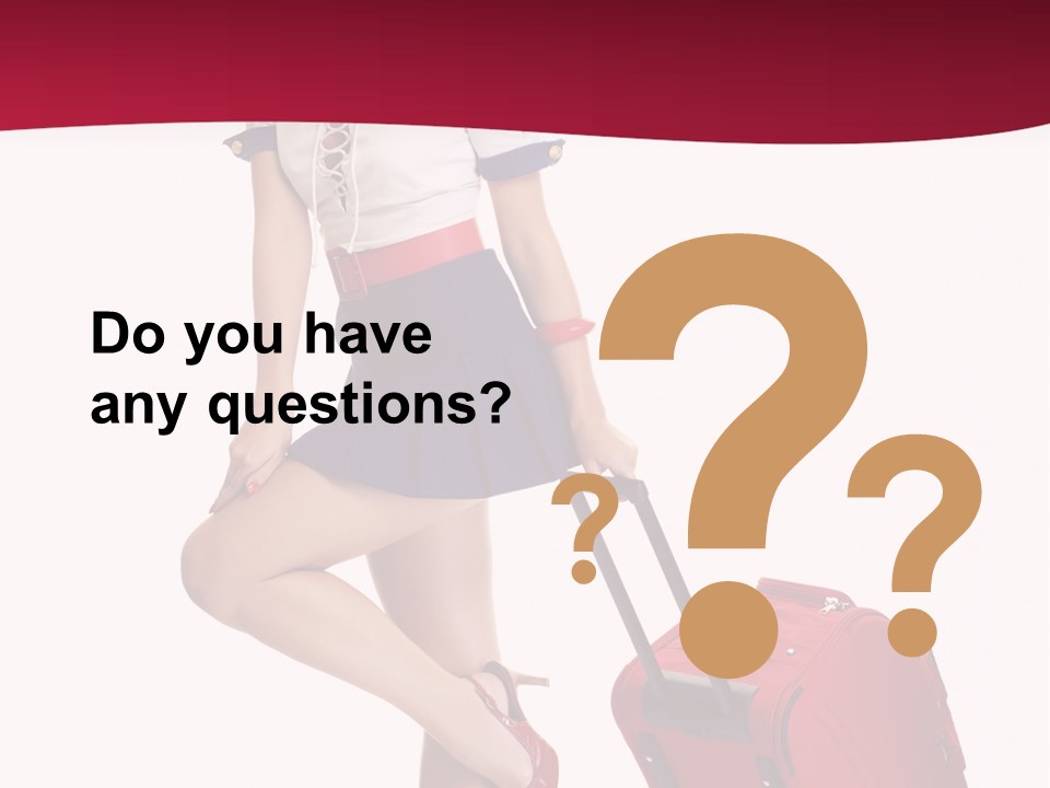 Sexy Coquette Happy PowerPoint Template