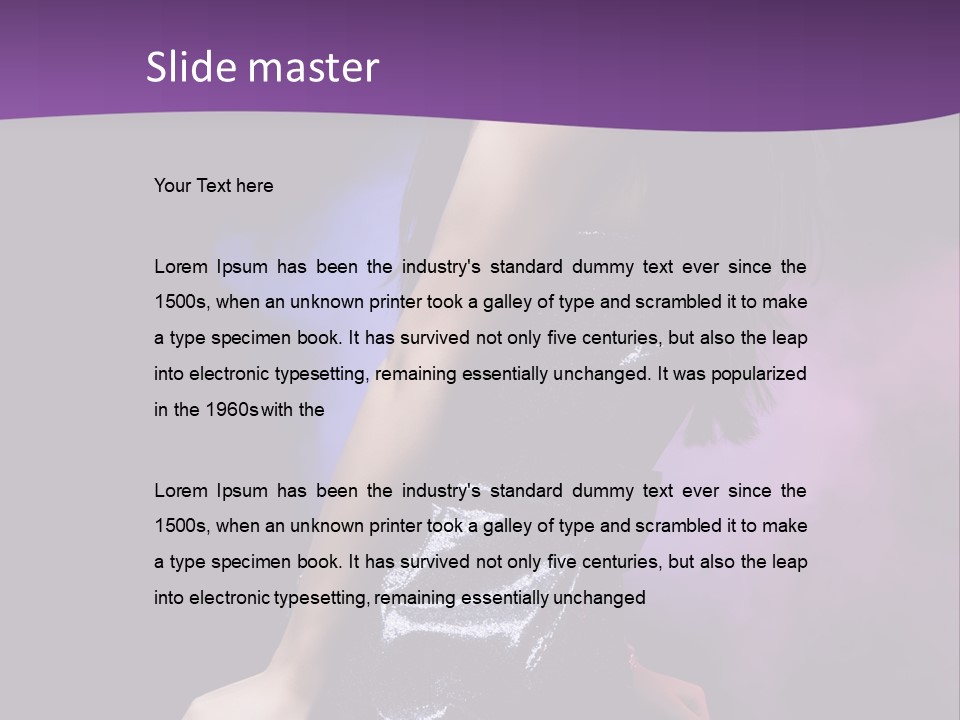 Life Comeback Sign PowerPoint Template