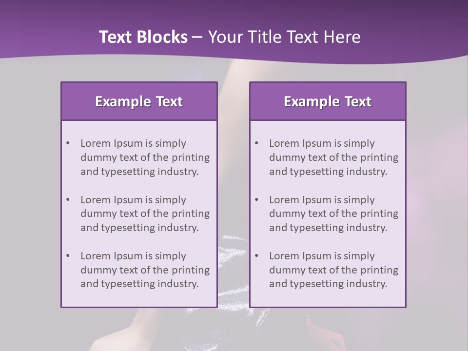 Life Comeback Sign PowerPoint Template