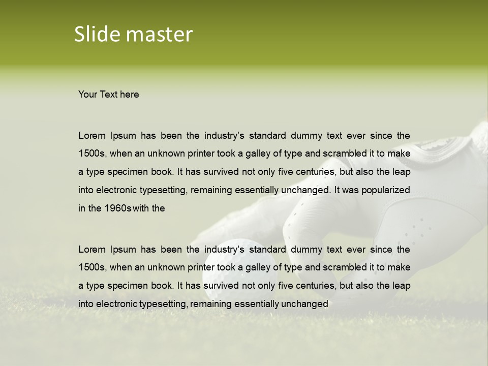 Image Focus Hole PowerPoint Template