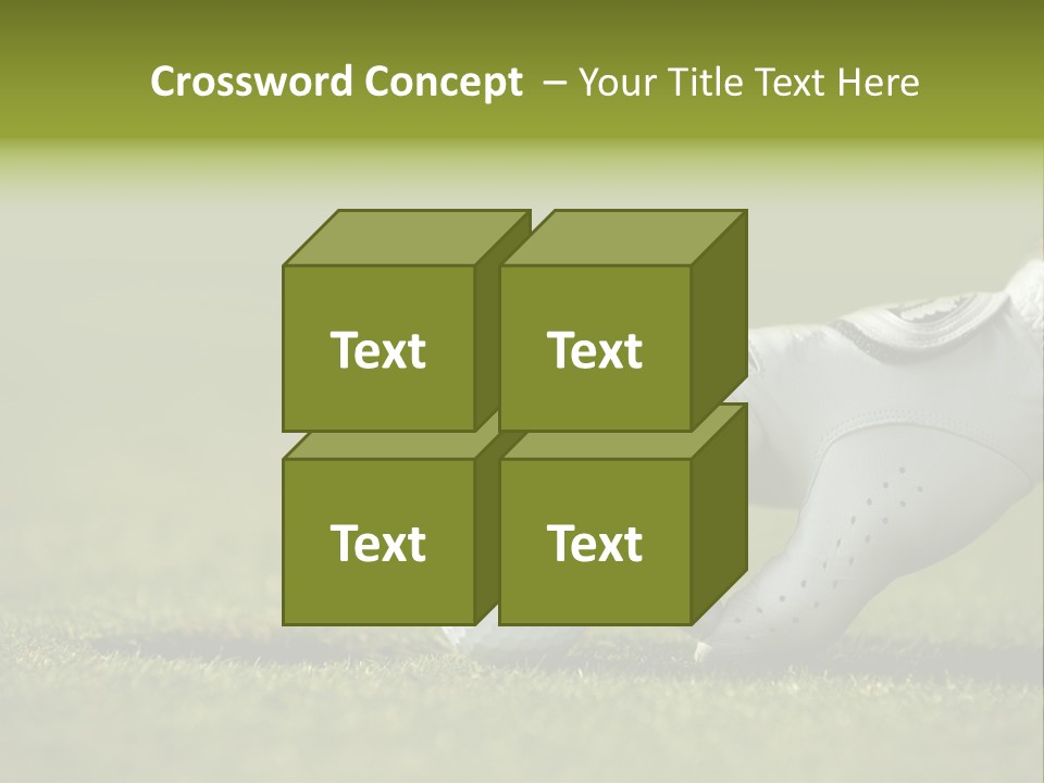 Image Focus Hole PowerPoint Template