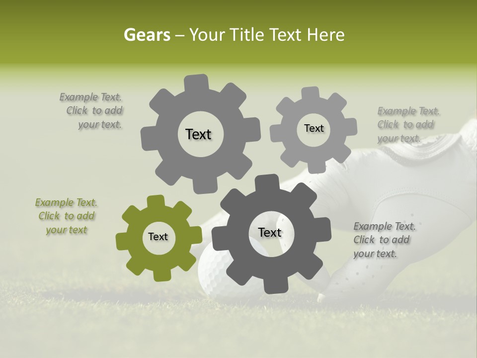 Image Focus Hole PowerPoint Template