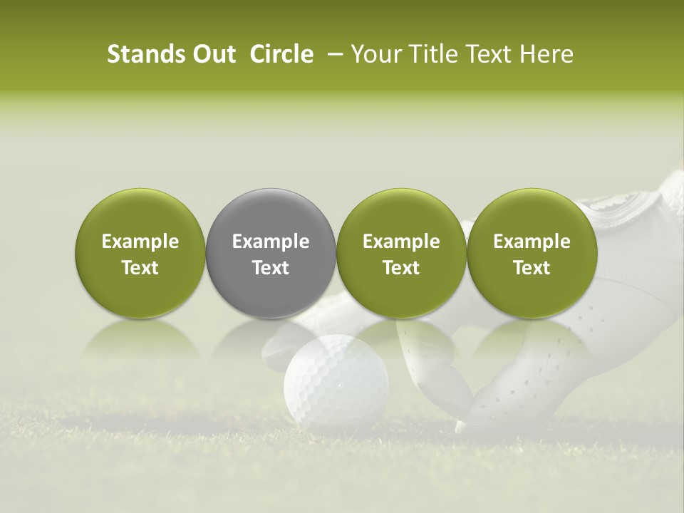 Image Focus Hole PowerPoint Template