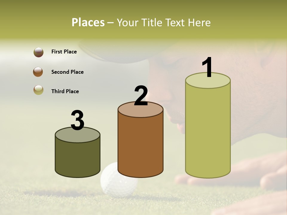 Adult Face Horizontal PowerPoint Template