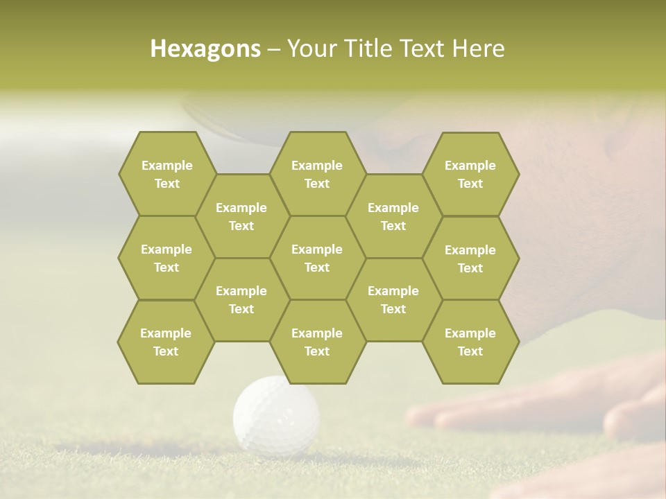 Adult Face Horizontal PowerPoint Template