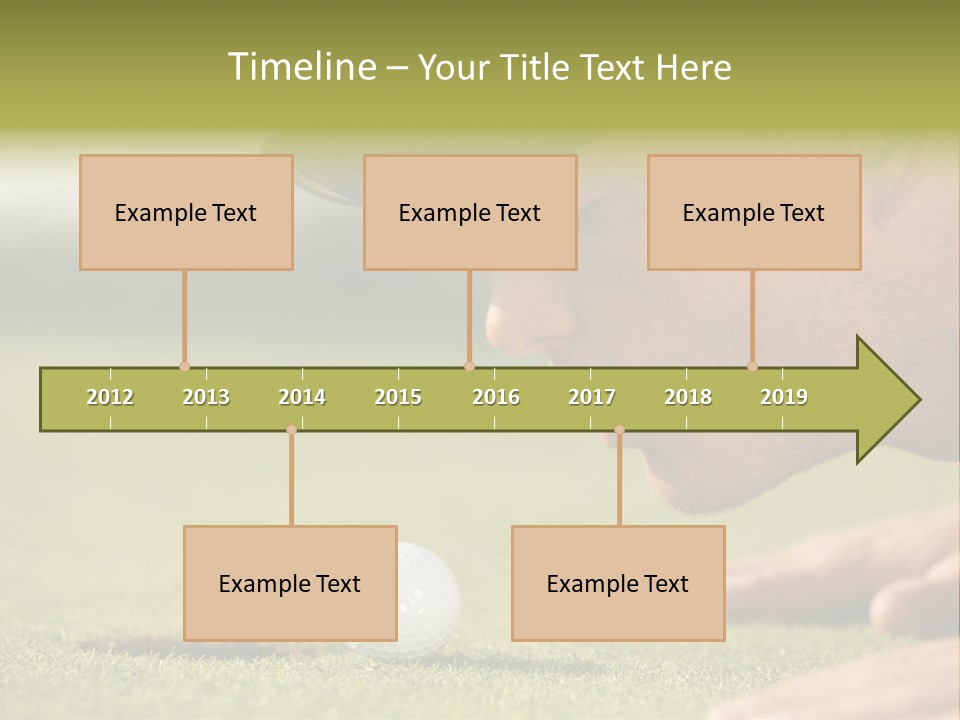 Adult Face Horizontal PowerPoint Template