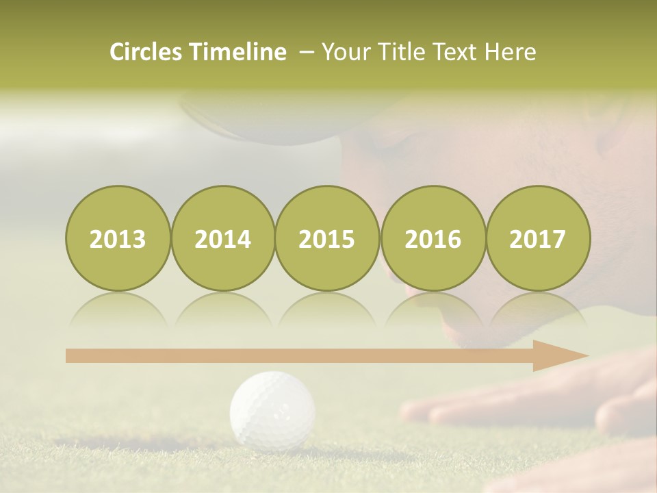 Adult Face Horizontal PowerPoint Template